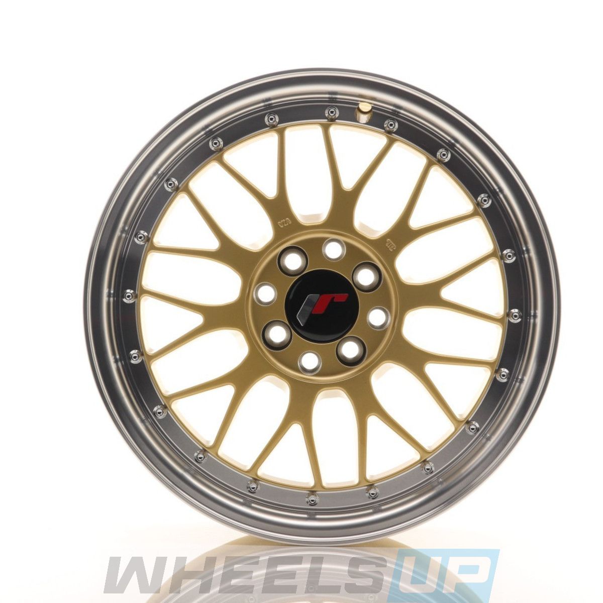 Alu kola Japan Racing JR23 18x8 ET40 5x112 Gold w/Machined Lip front | Wheelsup.sk