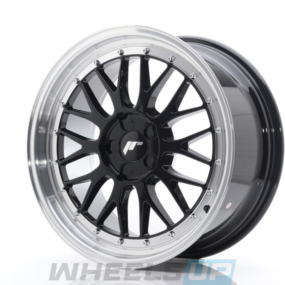 Alu kola Japan Racing JR23 16x7 ET20-45 BLANK Gloss Black w/Machined Lip left | Wheelsup.sk