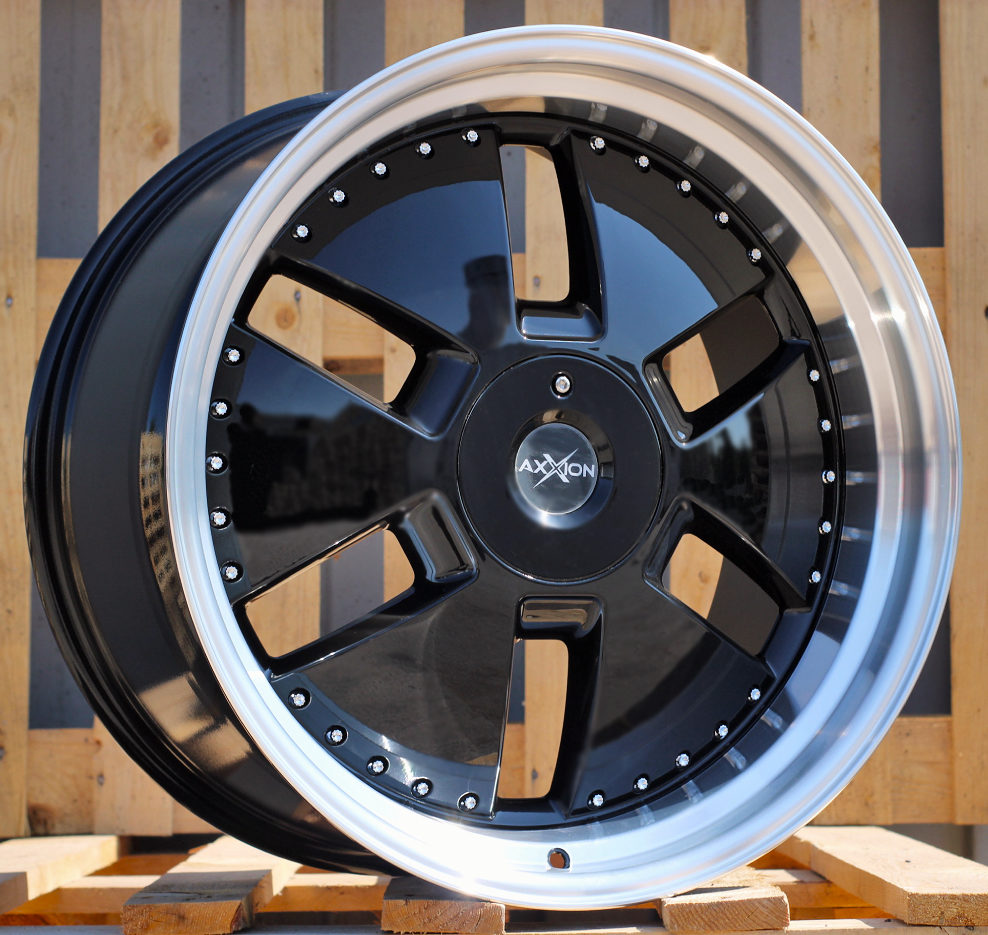 Alu kola pro Mercedes AT674 9x20 5x112 ET30 66.6 Black & Polished Lip | Wheelsup.cz