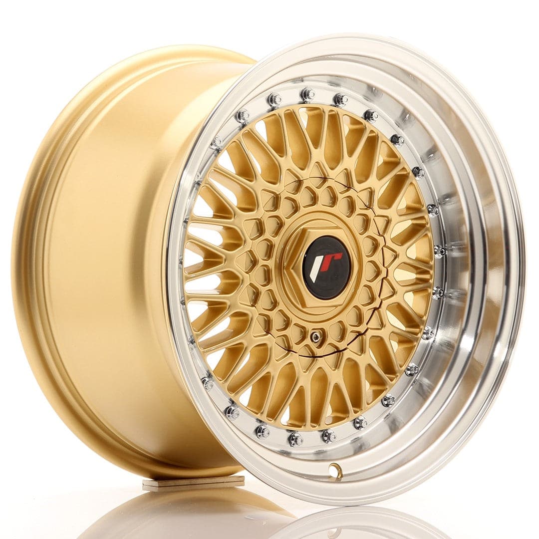 JR Wheels JR9 16x9 ET20 4x100/108 Gold w/Machined Lip - Wheelsup.sk