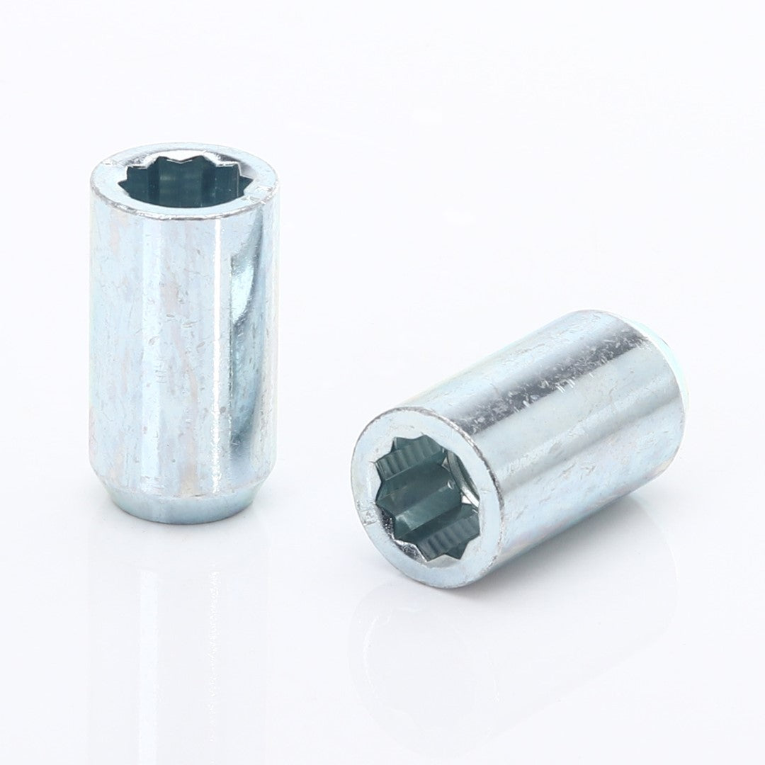 Hvězdicové matice Silver + klíč