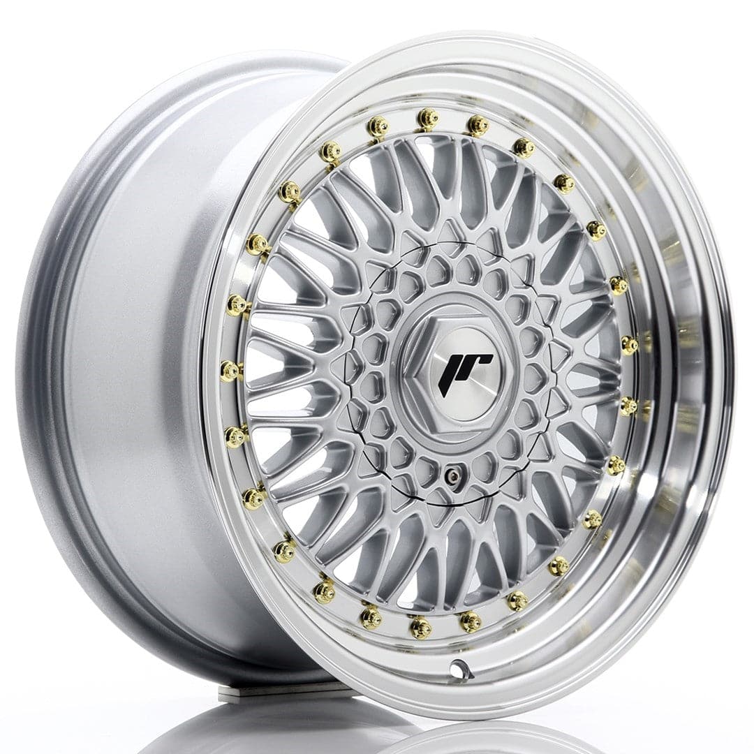 JR Wheels JR9 16x7,5 ET25 4x100/108 Silver w/Machined Lip - Wheelsup.sk