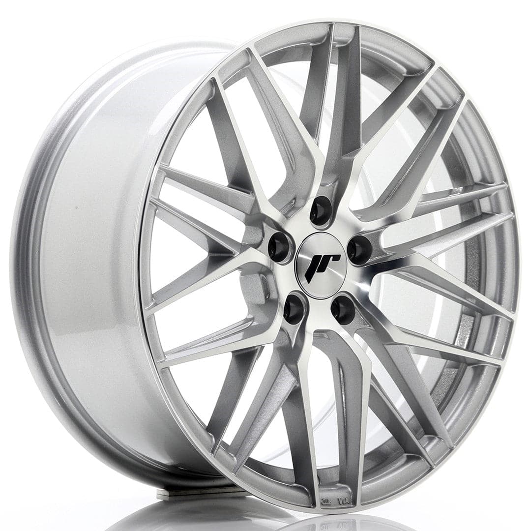 JR Wheels JR28 18x8,5 ET40 5x112 Silver Machined Face - Wheelsup