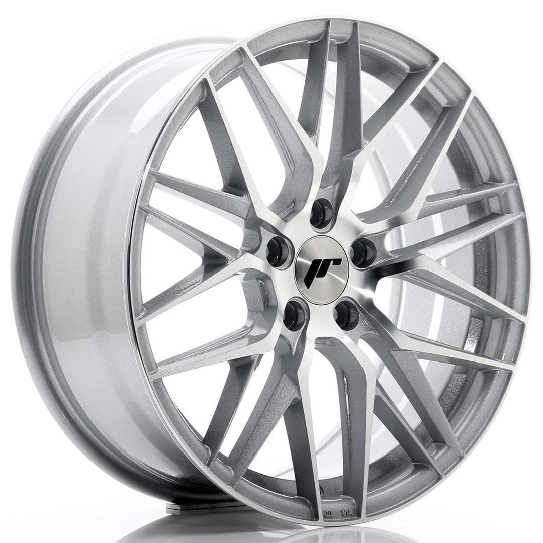 JR Wheels JR28 18x7,5 ET40 5x112 Silver Machined Face - Wheelsup