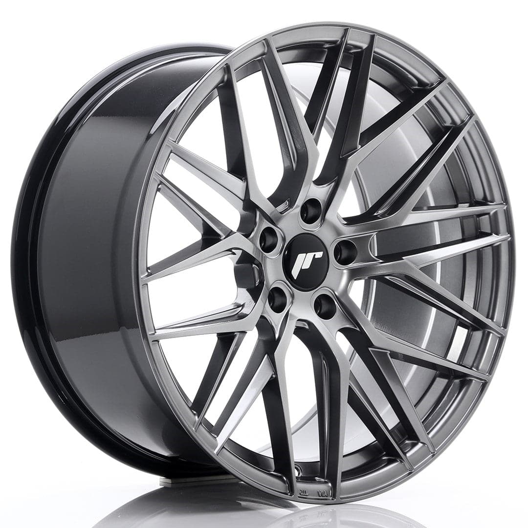 JR Wheels JR28 20x10 ET40 5x120 Hyper Black - Wheelsup