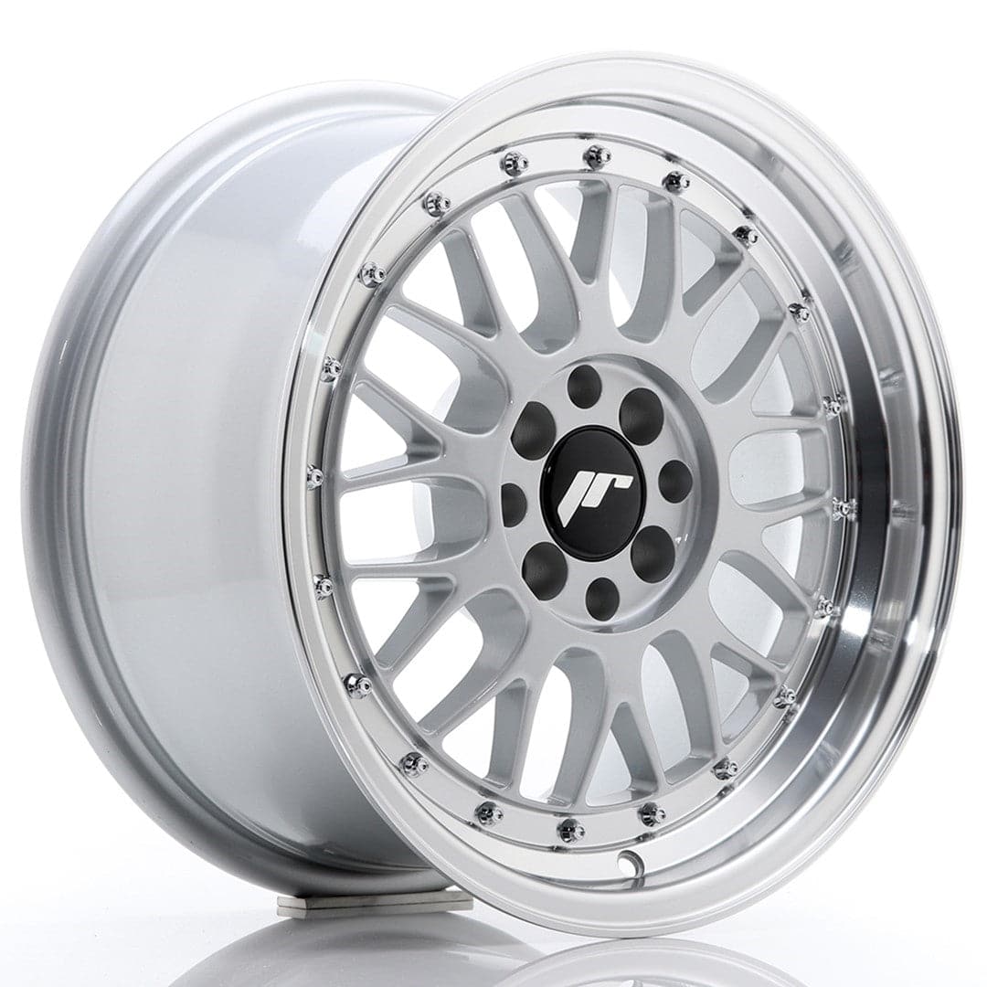 JR Wheels JR23 16x8 ET20 4x100/108 Hyper Silver w/Machined Lip - Wheelsup