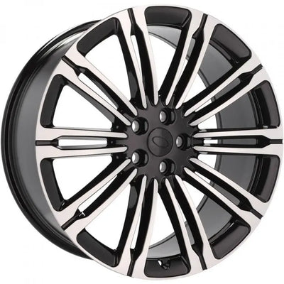 Alu kola pro Land Rover 3S1066V 9.5x22 5x120 ET42.5 72.6 Black Polished | Wheelsup.cz