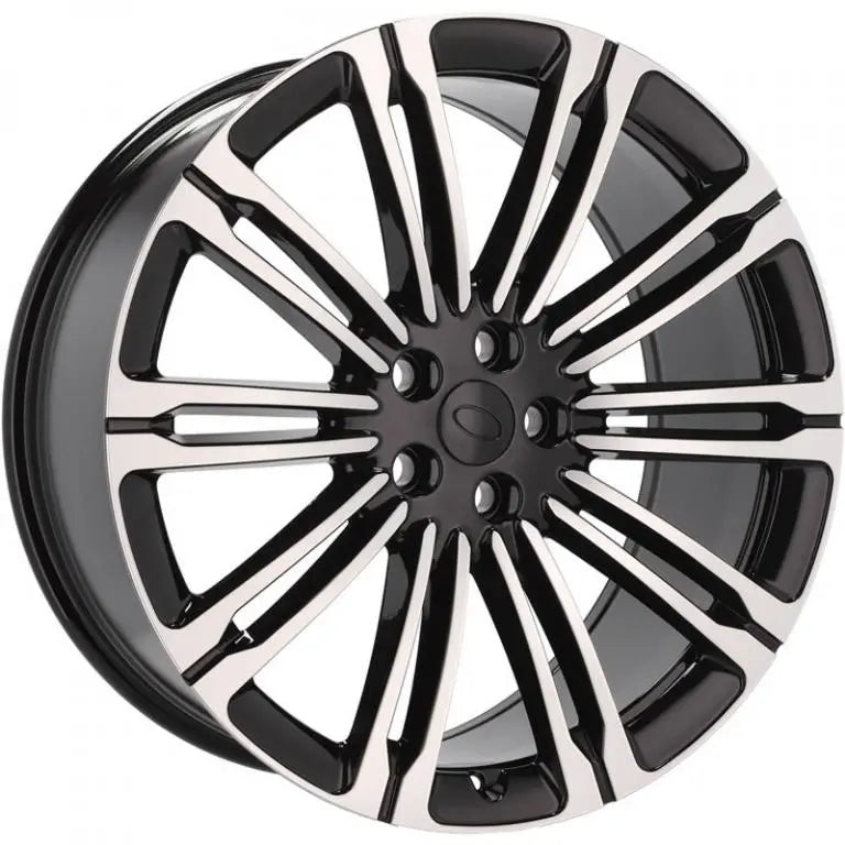Alu kola pro Land Rover 3S1066V 9.5x22 5x120 ET42.5 72.6 Black Polished | Wheelsup.cz