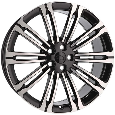 Alu kola pro Land Rover 3S1066V 9.5x22 5x120 ET42.5 72.6 Black Polished | Wheelsup.cz