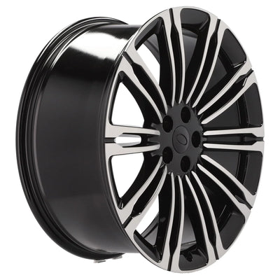 Alu kola pro Land Rover 3S1066V 9.5x22 5x120 ET42.5 72.6 Black Polished | Wheelsup.cz
