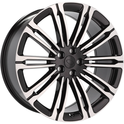 Alu kola pro Land Rover 3S1066V 9.5x22 5x120 ET42.5 72.6 Black Polished | Wheelsup.cz