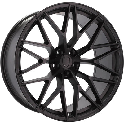Alu kola pro Porsche 3S1067 9x20 5x130 ET50 71.6 Black Half Matt | Wheelsup.cz