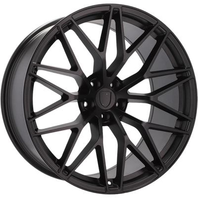 Alu kola pro Porsche 3S1067 10.5x20 5x130 ET64 71.6 Black Half Matt | Wheelsup.cz