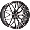 Alu disky pre Porsche 3S1067 10.5x20 5x130 ET64 71.6 Čierna
