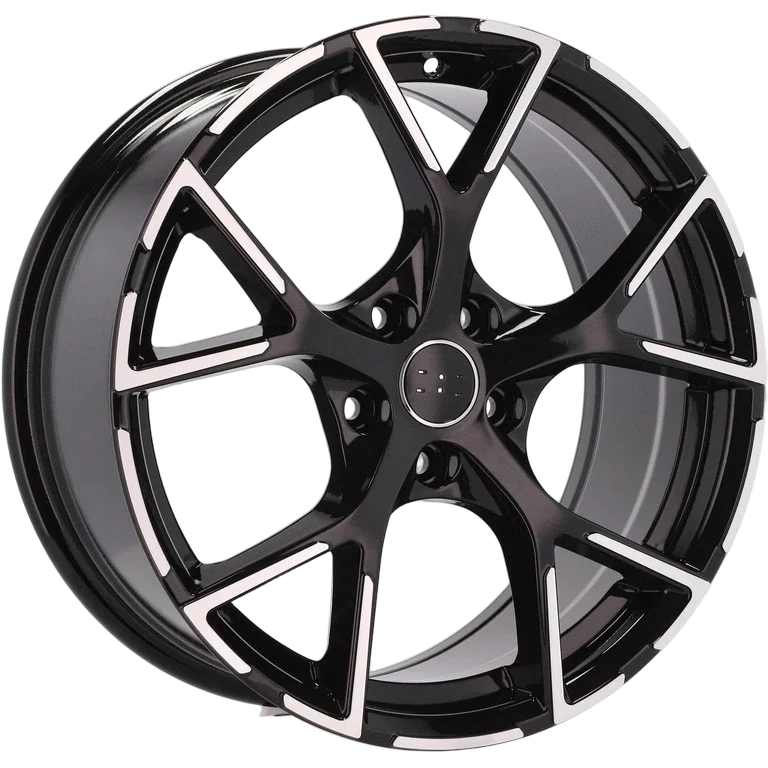 Alu kola pro Audi 3S5997 7.5x17 5x100 ET42 57.1 Black Polished Half Matt | Wheelsup.cz