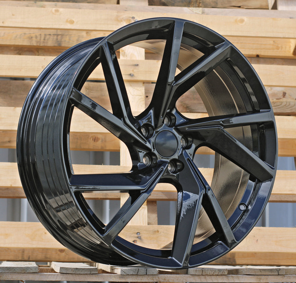Alu disky pre Jaguar YF5709 8.5x20 5x108 ET40 63.4 Čierna