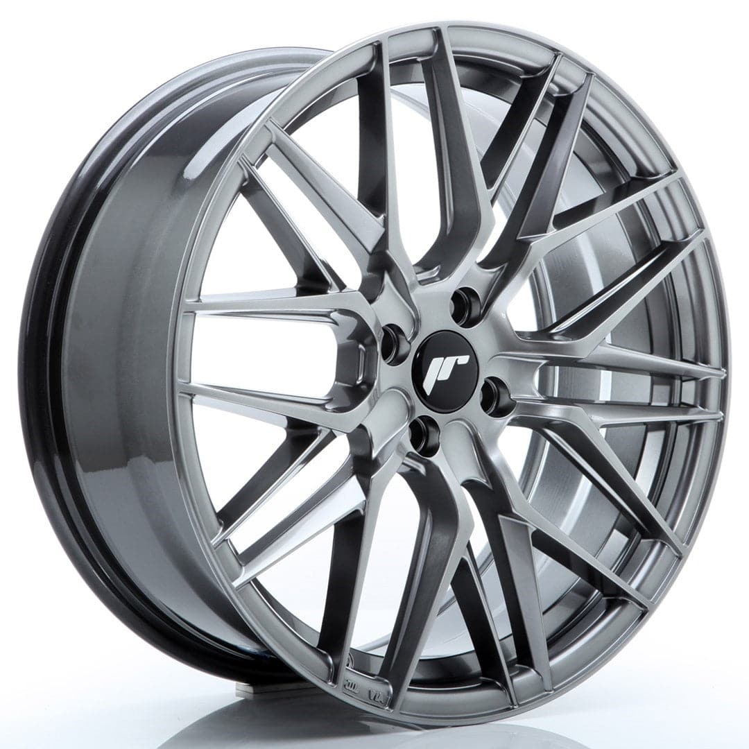 JR Wheels JR28 18x7,5 ET20 4x108 Hyper Black - Wheelsup
