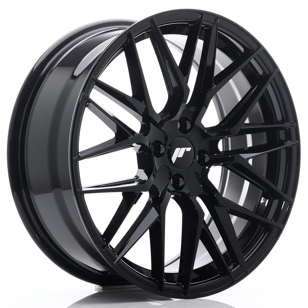 JR Wheels JR28 18x7,5 ET40 4x108 Gloss Black - Wheelsup
