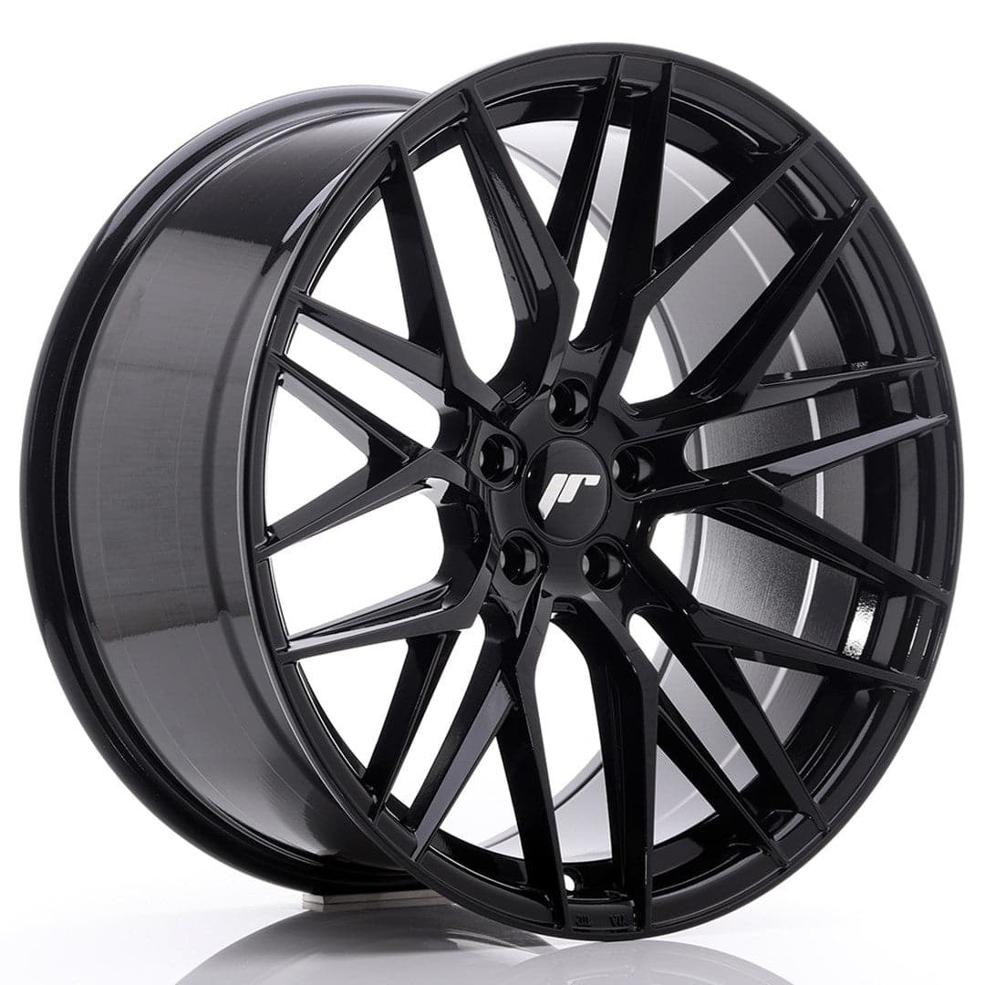 JR Wheels JR28 20x10 ET40 5x120 Gloss Black - Wheelsup