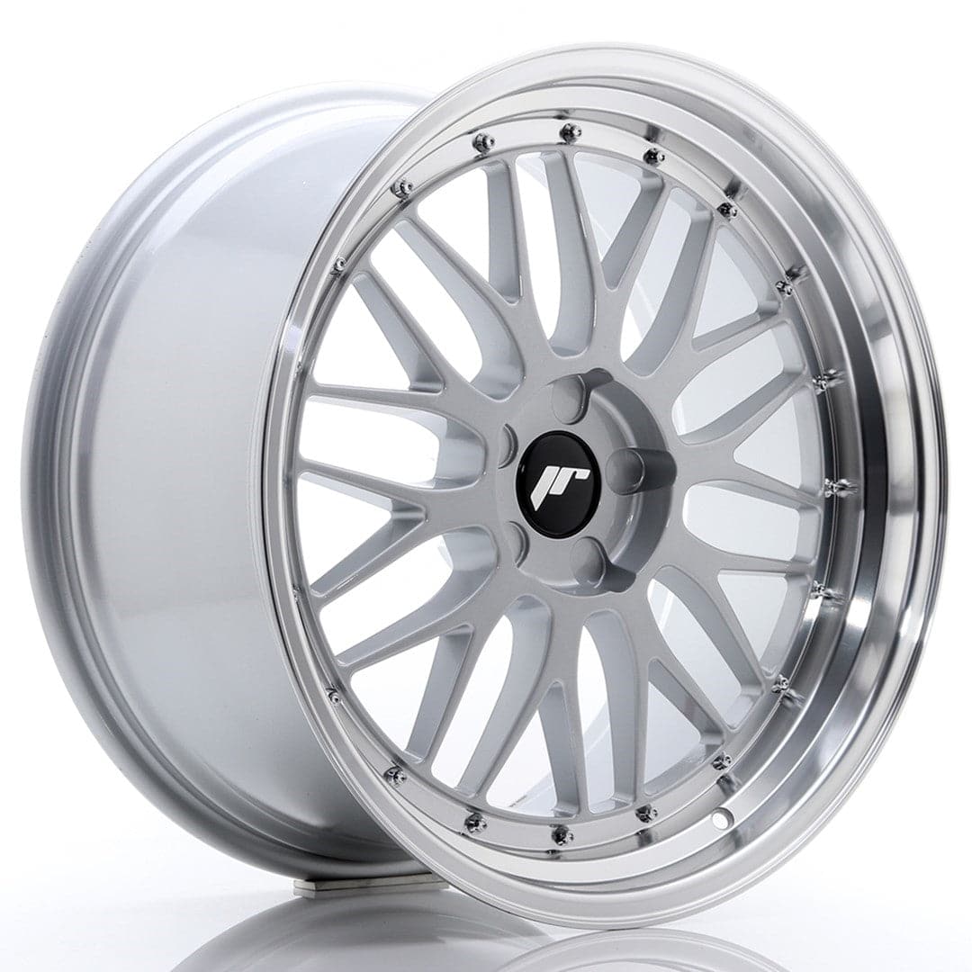 JR Wheels JR23 20x10 ET20 5x120 Hyper Silver w/Machined Lip - Wheelsup