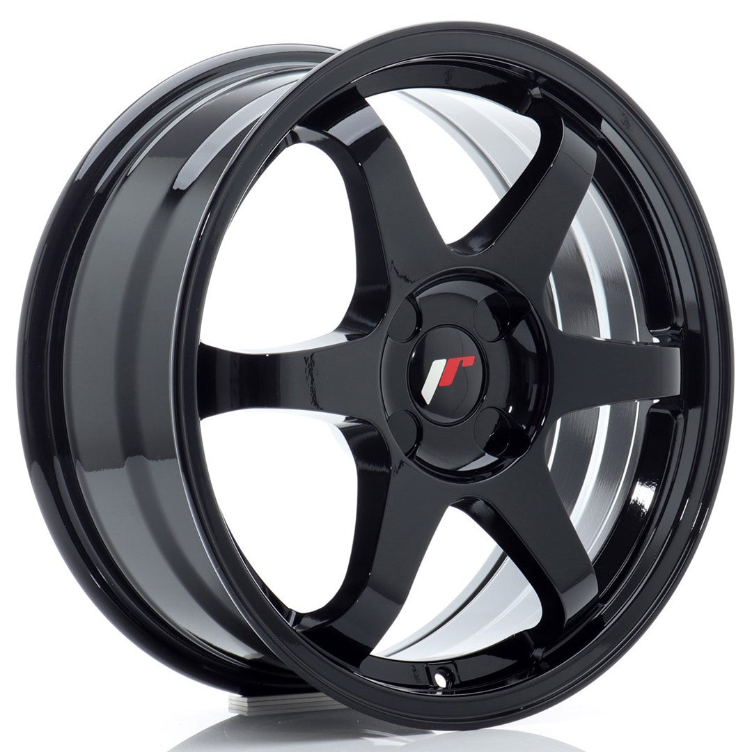 Alu kola Japan Racing JR3 17x7 ET20-42 4H BLANK Gloss Black | Wheelsup.cz