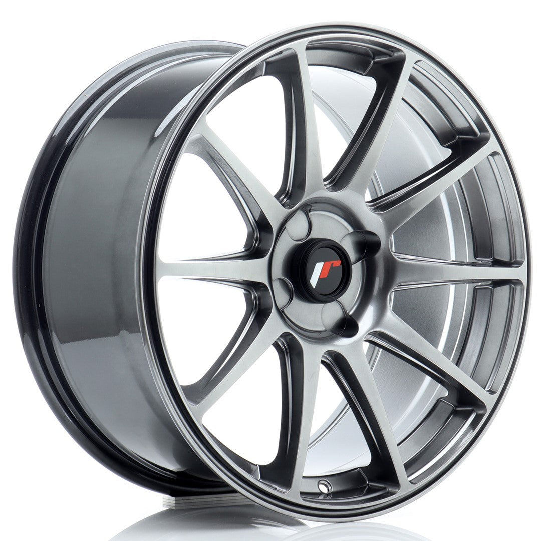 Alu kola Japan Racing JR11 18x8,5 ET20-40 4H Blank Hyper Black | Wheelsup.cz