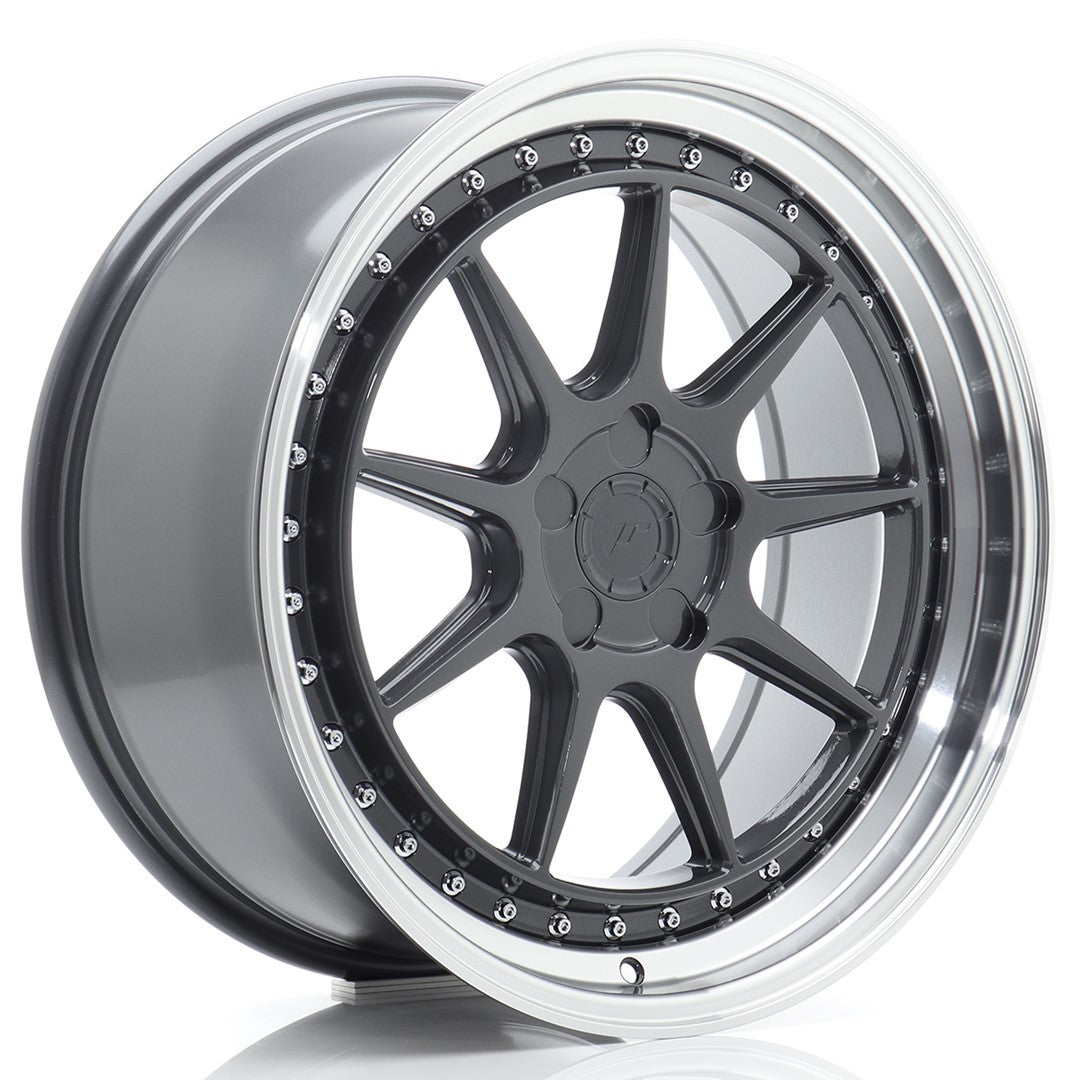 Alu kola Japan Racing JR47 19x8,5 ET15-35 5H BLANK Hyper Gray w/ Machined Lip | Wheelsup.cz