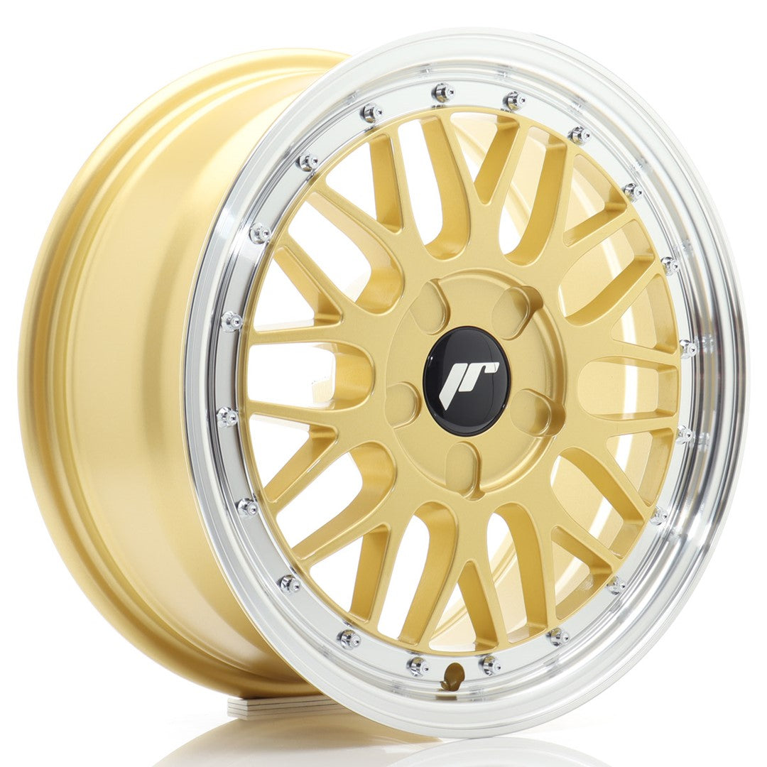 Alu kola Japan Racing JR23 16x7 ET20-45 5H BLANK Gold w/ Machined Lip | Wheelsup.cz