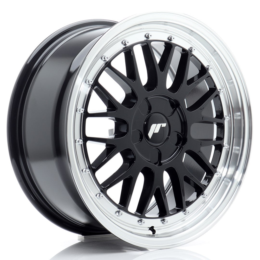 Alu kola Japan Racing JR23 17x8 ET20-45 5H BLANK Gloss Black w/ Machined Lip | Wheelsup.cz