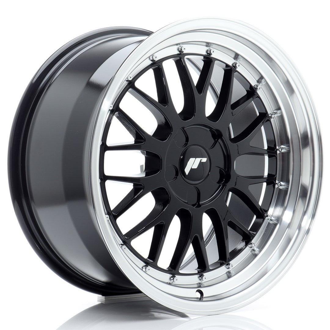 Alu kola Japan Racing JR23 18x9,5 ET20-48 5H BLANK Gloss Black w/ Machined Lip | Wheelsup.cz