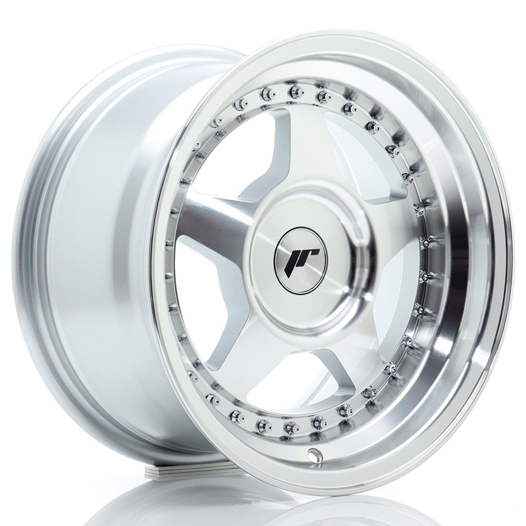 Alu kola Japan Racing JR6 15x8 ET25 BLANK Silver Machined Face | Wheelsup.cz
