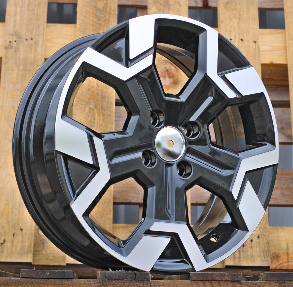 Alu disky pre Dacia B1407 6x15 4x100 ET40 60.1 Čierna