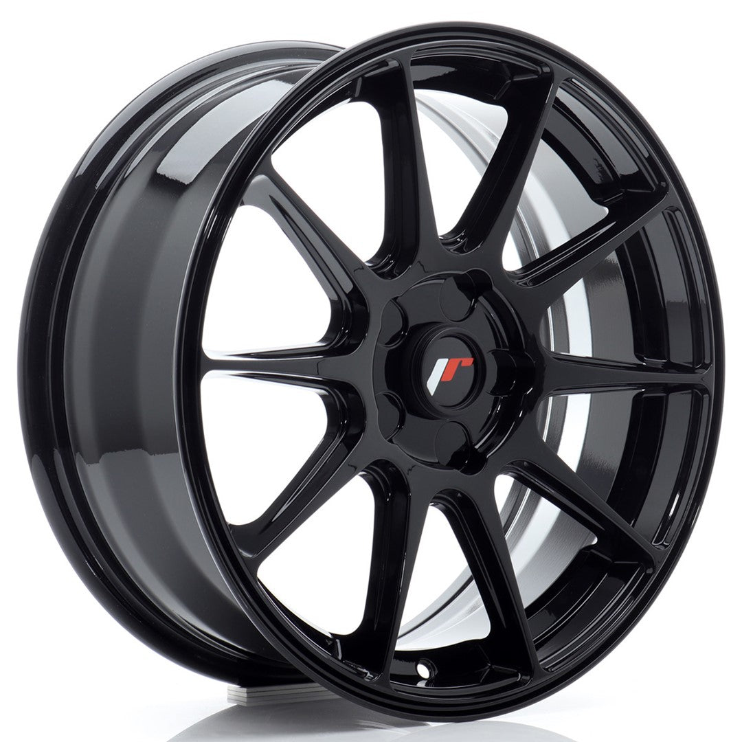 Alu kola Japan Racing JR11 17x7 ET20-38 5H BLANK Gloss Black | Wheelsup.cz