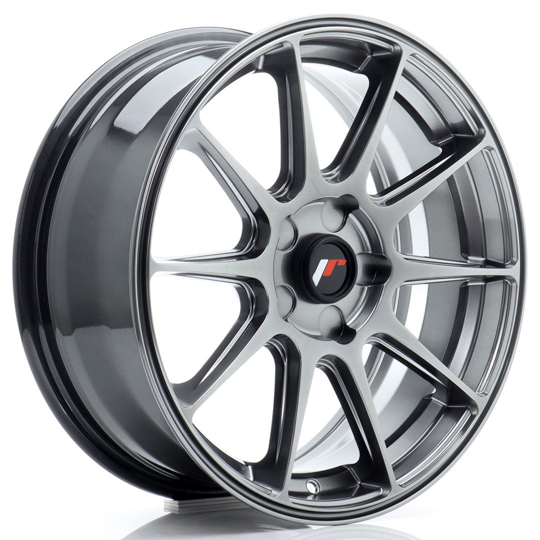 Alu kola Japan Racing JR11 17x7 ET20-38 5H BLANK Hyper Black | Wheelsup.cz