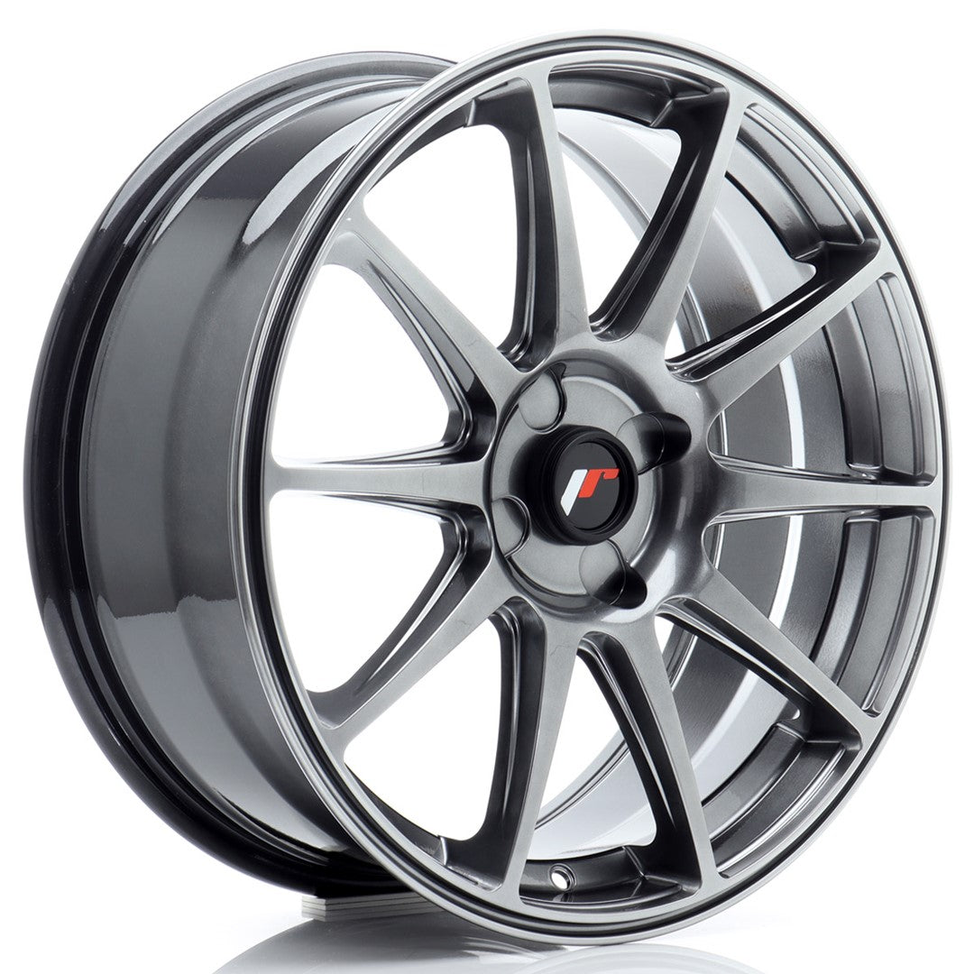 Alu kola Japan Racing JR11 18x7,5 ET20-40 4H BLANK Hyper Black | Wheelsup.cz