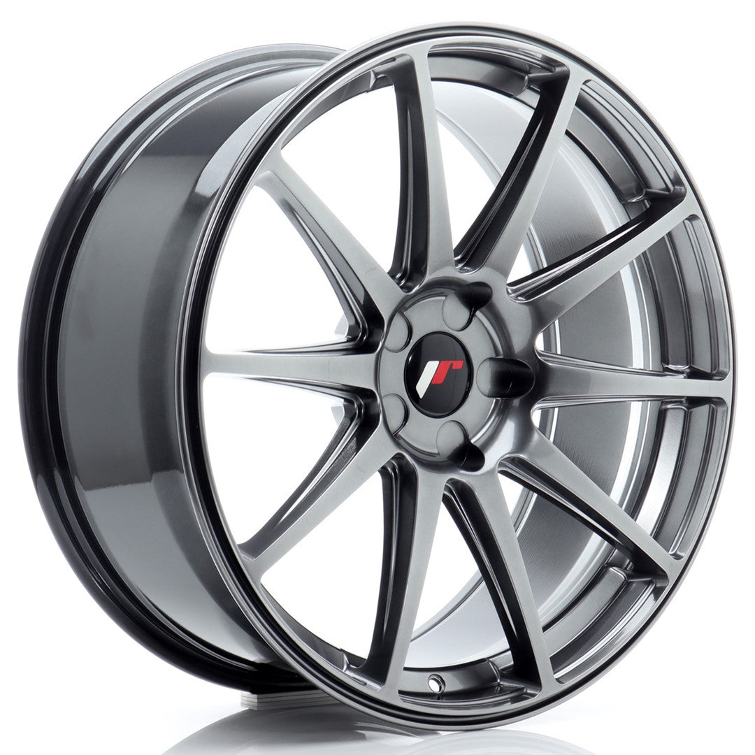 Alu kola Japan Racing JR11 20x8,5 ET20-35 5H BLANK Hyper Black | Wheelsup.cz