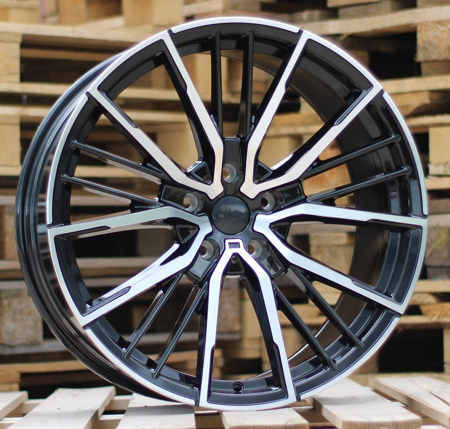 Alu kola pro BMW I5498 9.5x20 5x112 ET37 Black Polished | Wheelsup.cz
