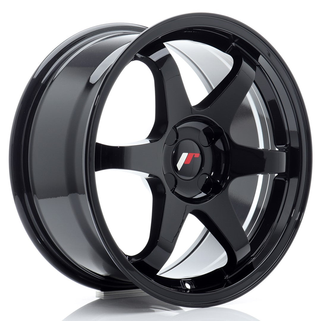 Alu kola Japan Racing JR3 17x8 ET20-35 4H BLANK Gloss Black | Wheelsup.cz