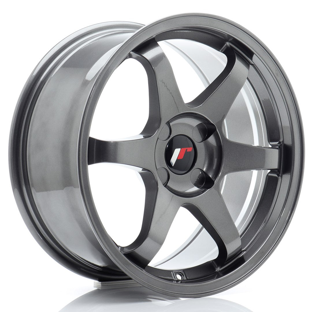 Alu kola Japan Racing JR3 17x8 ET20-35 4H BLANK Gun Metal | Wheelsup.cz