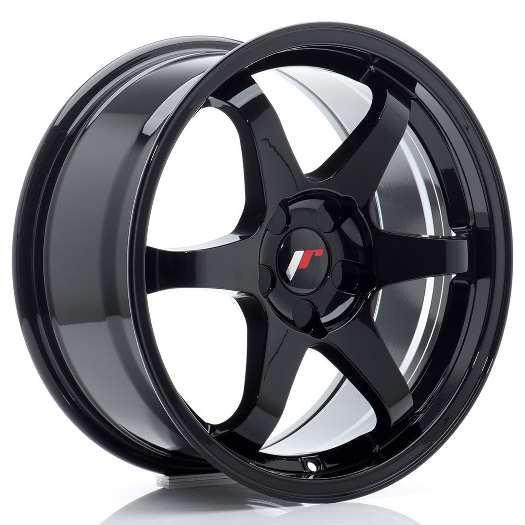 Alu kola Japan Racing JR3 17x8 ET20-35 5H BLANK Gloss Black | Wheelsup.cz