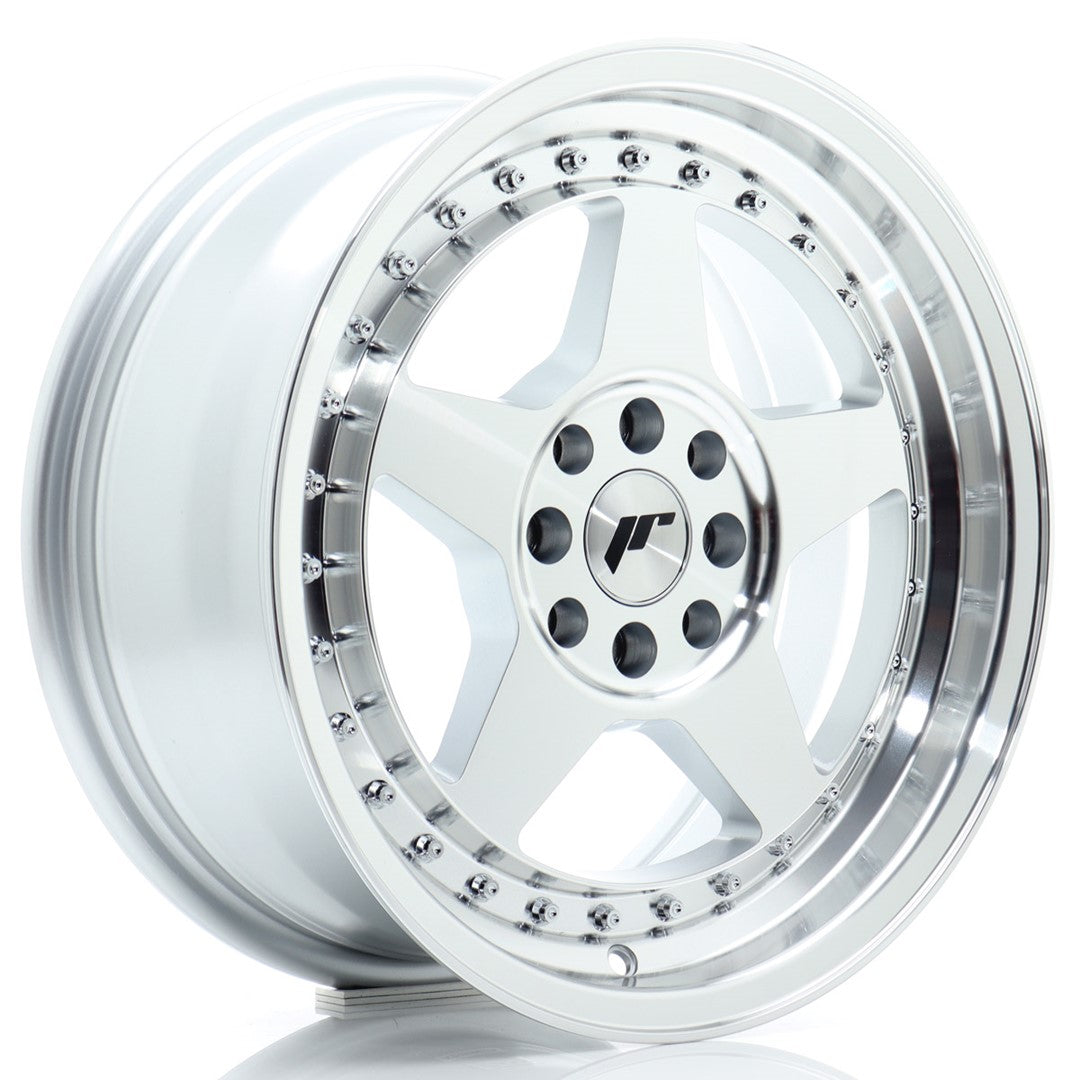 Alu kola Japan Racing JR6 16x7 ET25 4x100/108 Silver Machined Face | Wheelsup.cz