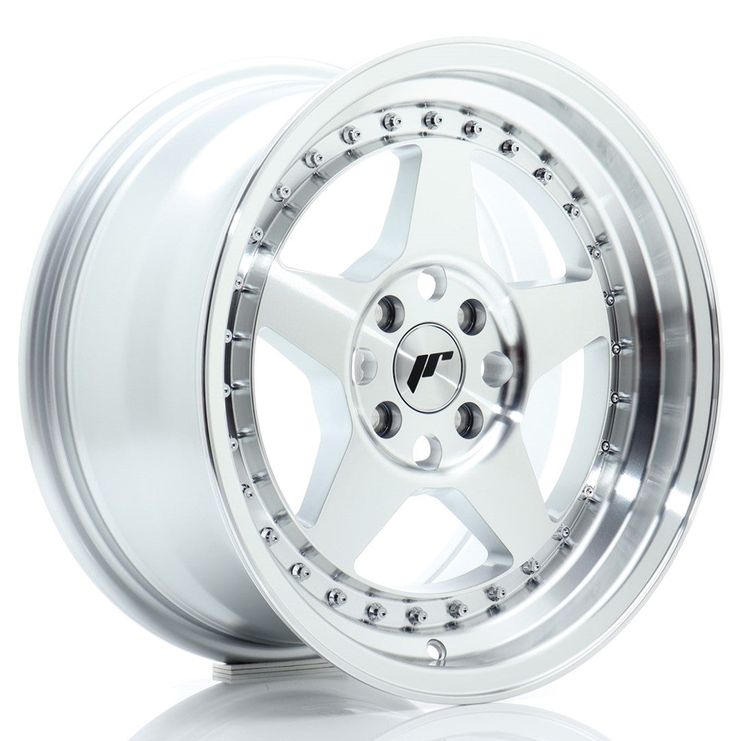 Alu kola Japan Racing JR6 16x8 ET30 4x100 Silver Machined Face | Wheelsup.cz