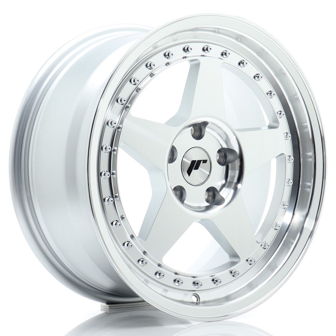 Alu kola Japan Racing JR6 17x8 ET35 5x112 Silver Machined Face | Wheelsup.cz