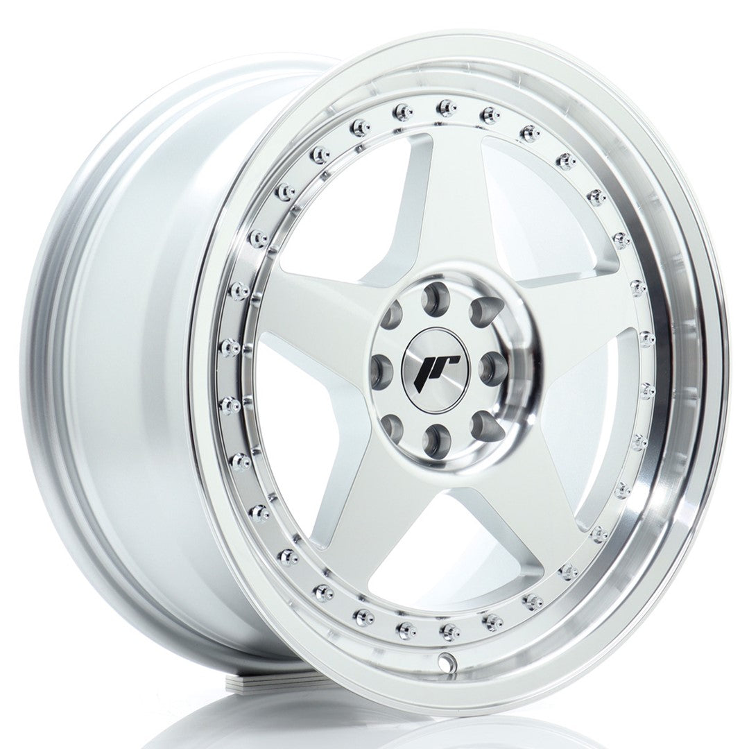 Alu kola Japan Racing JR6 17x8 ET35 5x114/120 Silver Machined Face | Wheelsup.cz