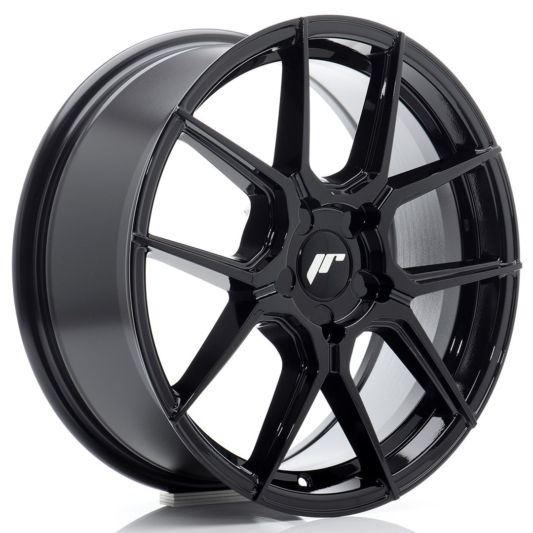 Alu kola Japan Racing JR30 17x7 ET20-40 5H BLANK Gloss Black | Wheelsup.cz