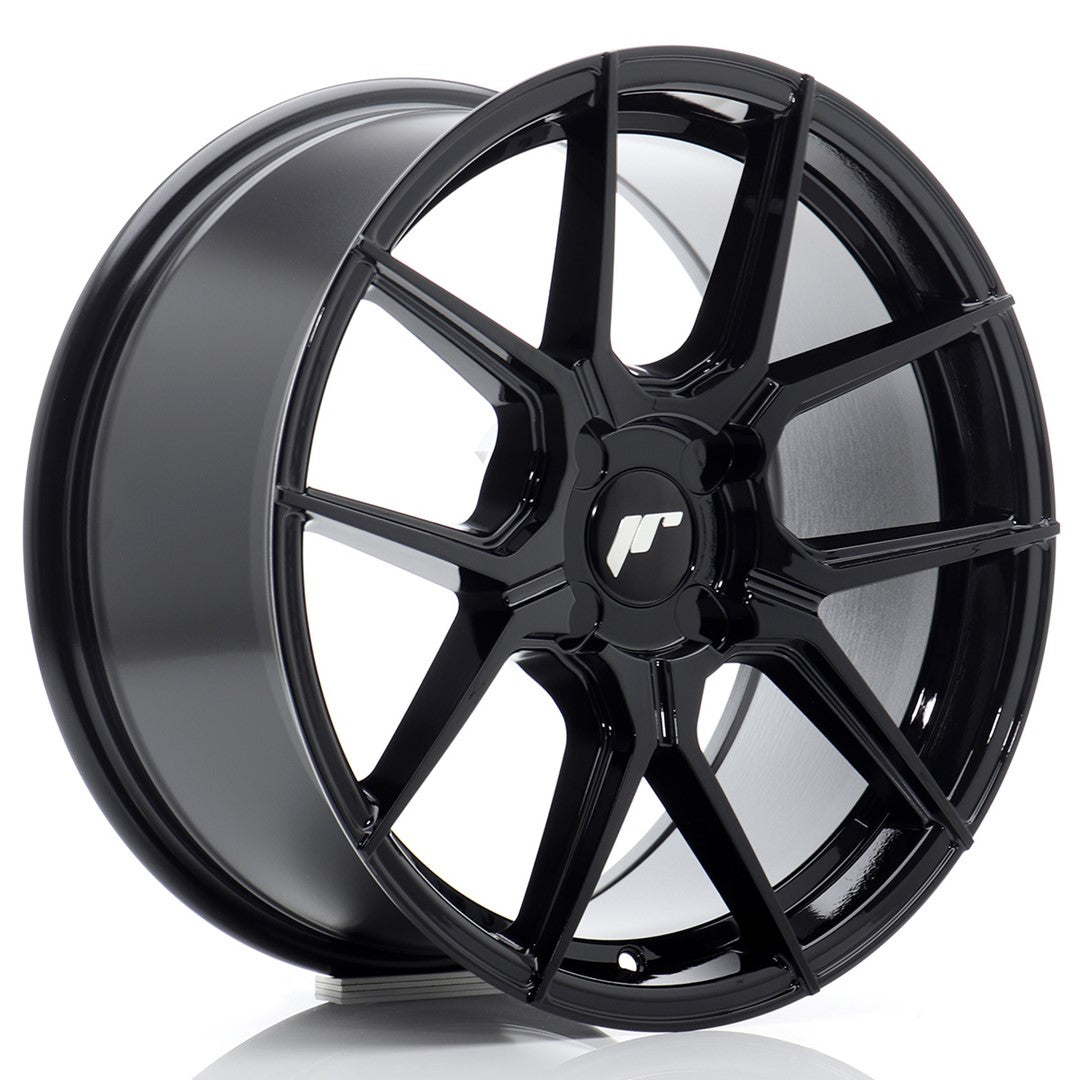 Alu kola Japan Racing JR30 17x8 ET20-40 4H BLANK Gloss Black | Wheelsup.cz