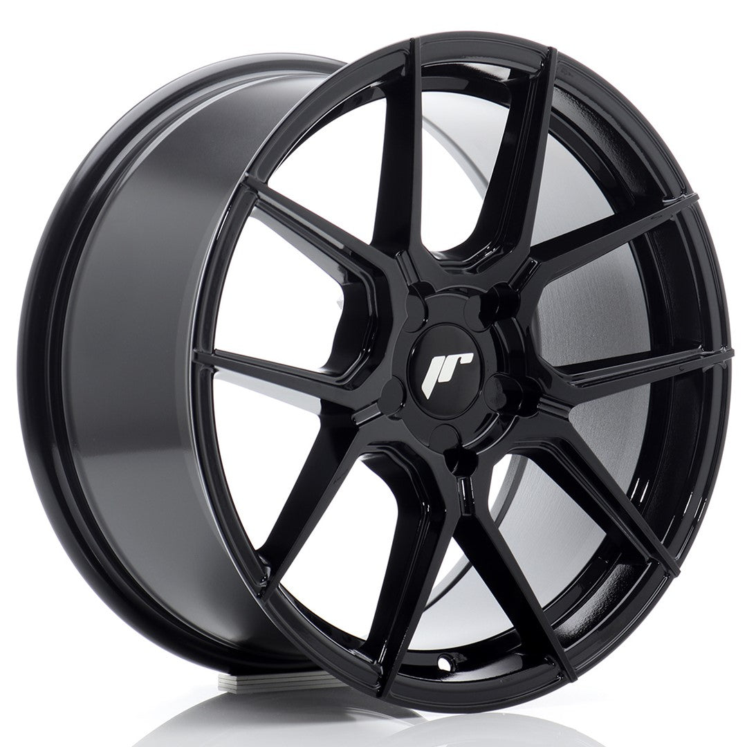 Alu kola Japan Racing JR30 17x8 ET20-40 5H BLANK Gloss Black | Wheelsup.cz