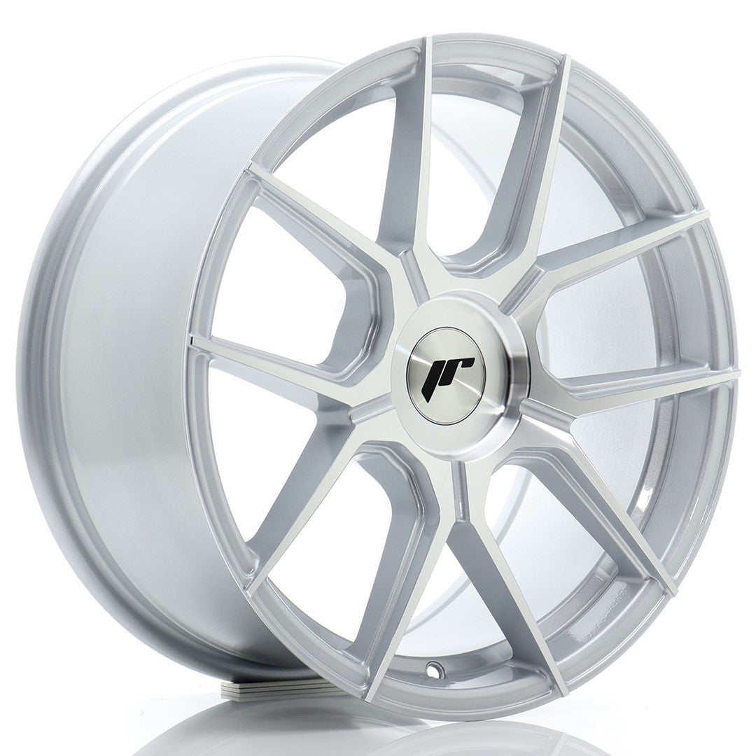 Alu kola Japan Racing JR30 17x8 ET20-40 BLANK Silver Machined Face | Wheelsup.cz