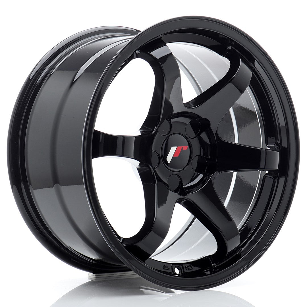 Alu kola Japan Racing JR3 17x9 ET20-35 5H BLANK Gloss Black | Wheelsup.cz