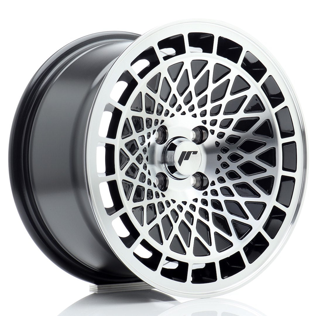 Alu kola Japan Racing JR14 15x8 ET25 4x100 Gloss Black Machined Face | Wheelsup.cz